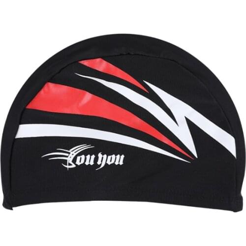 Men Women Swimming Hat Elastic Adult Pool Bathing Swim Caps Water Sports Protect Ears Cap Stretchable Black Drop Shipping