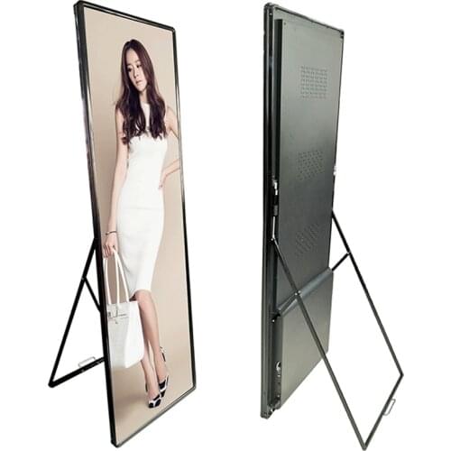 Moveable LED Display LED Poster Screen P2.5 Outdoor Floor Stand