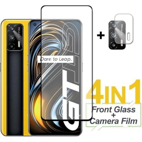 Full Cover Screen Protector For Realme GT 5G Tempered Glass Protective Phone Camera Lens Film on For Realme GT Neo Flash