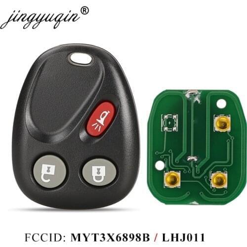Jingyuqin 3B Remote Key Keyless Entry Fob LHJ011/ MYT3X6898B 315Mhz for GM Hummer H2 Chevrolet Avalanche Cadillac Escalade Buick