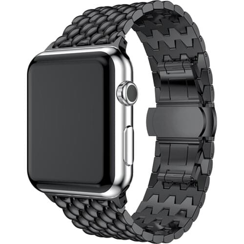 Stainless Steel Waterdrop Style Watchband for Apple Watch Band 44mm 42mm 40mm 38mm iPhone Watch Strap Series 6 5 4 3 SE Bracelet