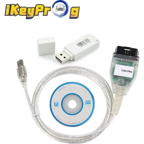 VAG CAN PRO VCP V5.5.1 FT245RL with Dongle Support Can Bus UDS K Line VCP Scanner for AUDI Skoda Seat