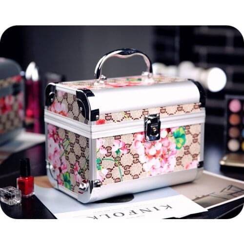 Waterproof box with foam Clipper Case Aluminium Framed Equipment Tool Handy Case Portable Carrier Container Toolbox