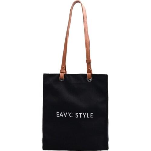 Hot 2019 Canvas Handbags For Women Fashion Tote Beach Bags Reusable Shopping Bags Casual Cart Large Capacity Tote Bags ZX-134