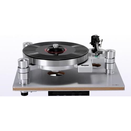 Amari LP-16s vinyl record player magnetic levitation record player with tone arm cartridge, phono and disc pressure governor