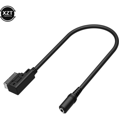Car Audio Aux Adapter Cable 30cm Media-in Interface Extension Female 3.5MM Jack Wire for Mercede Benz