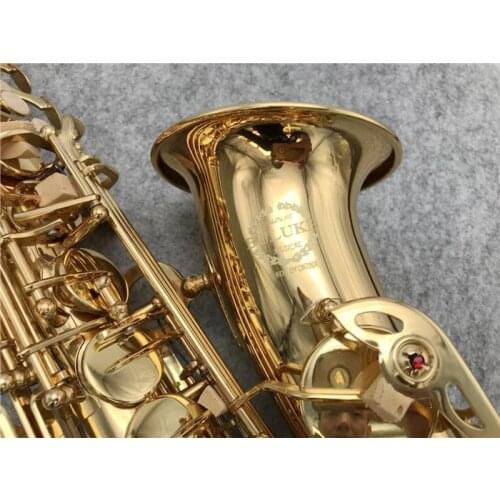BULUKEAlto saxophone golden brass engraving mode Sax musical instruments professional saxophone