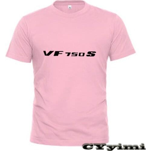 For Honda VF750S SABRE T Shirt Men New LOGO T-shirt 100% Cotton Summer Short Sleeve Round Neck Tees Male