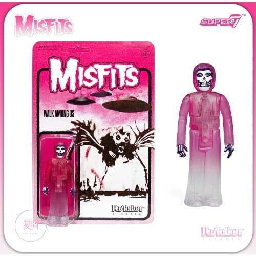 Super7 The Misfits band The Fiend Skeleton Action Figures 3.75inch Collectible figurines Halloween Gift Horror Toys for boy