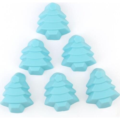 Silicone Muffin Cupcake Mold Christmas Series Small Cakes-Tree Kitchen Baking Pastry Tools Cake Decorating Tools6/12PCS