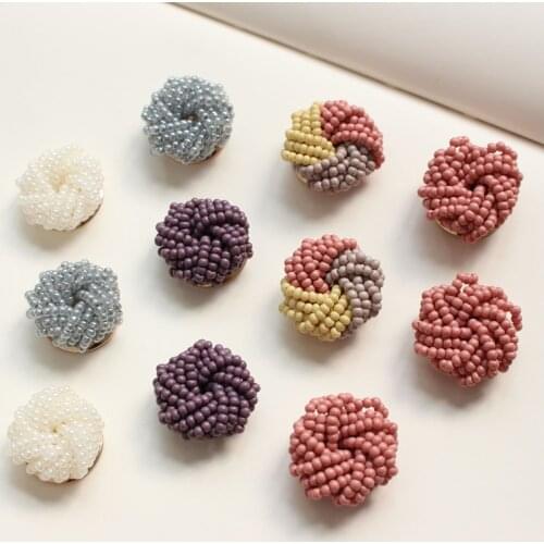 Min order 10pcs/lot color beads decoration cartoon crown flowers shape handmade florals diy jewelry earring/garment accessory