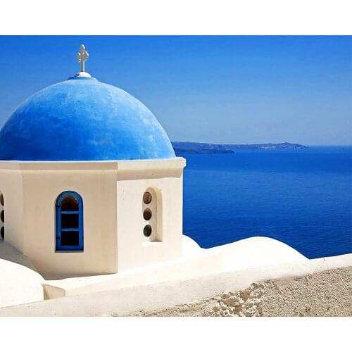 "Seaside Castle" Picture DIY Digital Oil Painting by Number Painting Christmas Birthday Unique Gift