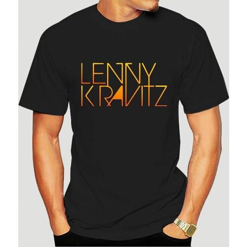 Lenny Kravitz Mens Fashion Soft Cotton Design Crew Neck Short Sleeve T-Shirt Black S-3XL-2876D