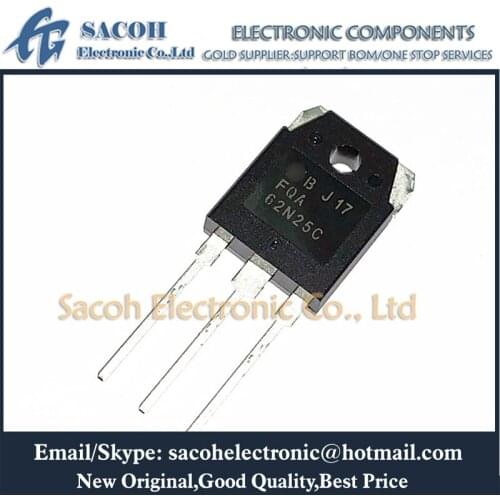 Free Shipping 10Pcs FQA62N25C FQA65N20 FQA65N06 SSH60N10 FQA85N06 TO-3PN 62A 250V N-Channel MOS Transistor