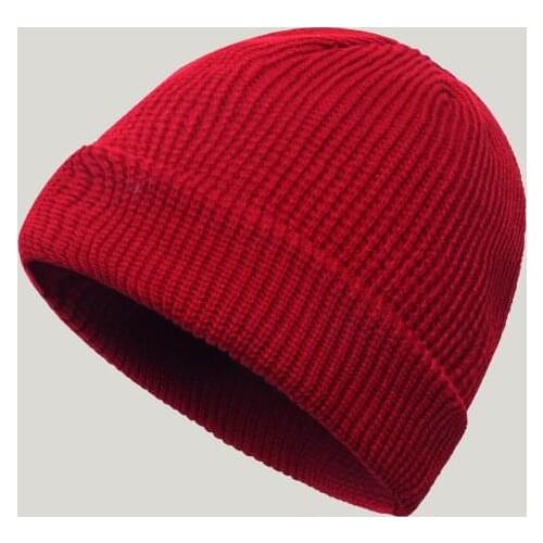 2021 Autumn and winter Acrylic Candy Color Thicken knitted hat warm hat Skullies cap beanie hat for Men and Women 48