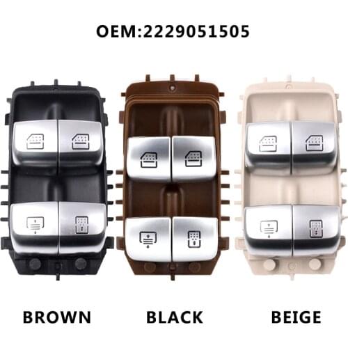 2229051505 New Power Window Switch Electric Window Switch For Mercedes-Benz W222 W213 S300 S350 S400 E180 E200 E220 AMG E43