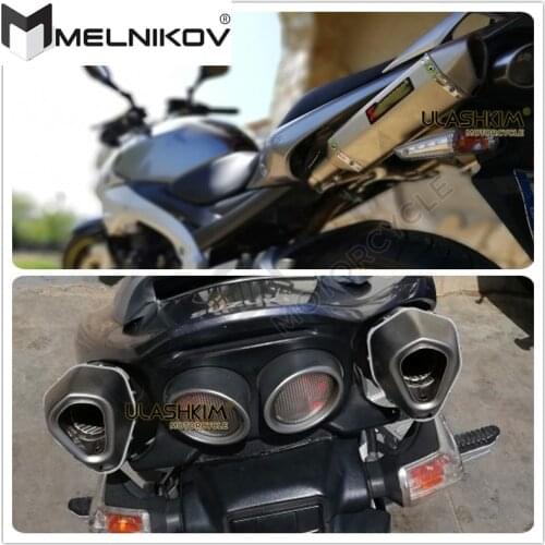 Motorcycle Full Exhaust Muffler Escape System Slip On For Suzuki GSR400 GSR600 BK400 BK600 GSR BK 400 600 Modified Pipe Exhaust
