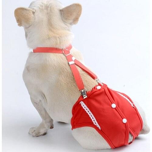 Unisex Pet Physiological Pants Dog Sanitary Panties Shorts Underwear Sanitary Diaper Corgi French Bulldog Terrier Pugs