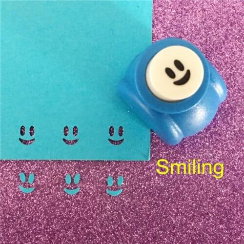 3/8 inch smiling facial expression craft punch smile shaped DIY hole puncher paper cutter scrapbooking punches Embossing device