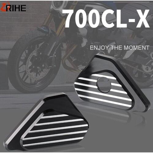 FOR CFMOTO 700cl-x 700CLX CL-X 700 2020 2021 Motorcycle Accessories New Rear Seat Keyhole Trim Cover Guard Protector CNCAluminum