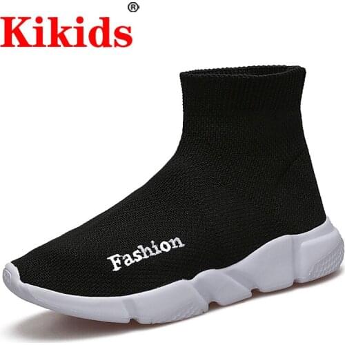 Kid Shoes Children Casual Shoes Girls Sneakers For Running Boys Casual Shoes Outdoor Anti-Slippery Fly Kids Socks Shoe Sneaker