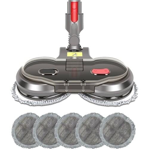 Electric Wet Dry Mopping Head for Dyson V7 V8 V10 V11 Cordless Vacuum Cleaner Accessories with Water Tank Mop Pads