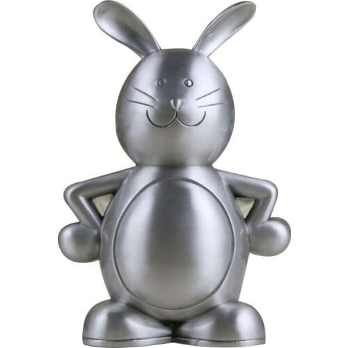 European Crafts money boxes money savings box piggy bank animal rabbit metal money boxes for children home decoration SNG017