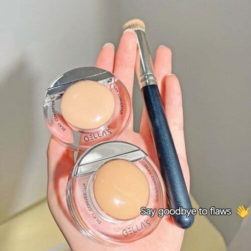 Gellas Three Colors Full Cover Liquid Concealer BB Cream Foundation Air-permeable Natural Brightening Makeup CC Cream Conceale