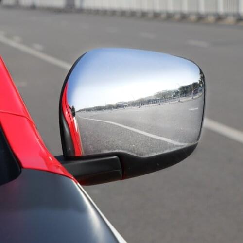 ABS Chrome Door Side Mirror Rearview Frame Cover Trim for Nissan Navara NP300 D23 Pickup Accessories 2015-2020