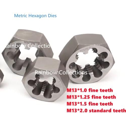 M13*1.0/1.25/1.5/2.0 Standard/Fine teeth High Quality High speed steel Metric Hexagon Dies Pipe thread Dies Water pipe Dies