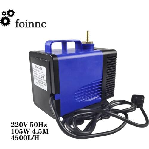 Multifunctional submersible pump 105W 4.5M 4500L/H AC 220V input laser engraving and cutting machine spindle cooling cnc cooling