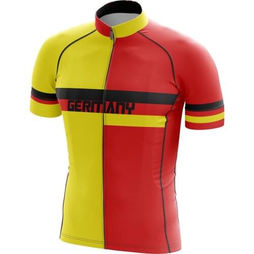Male Wear-Resistant Outdoor Sports Shirt, Breathable and Quick-Drying Short-Sleeved Mens Cycling Jersey