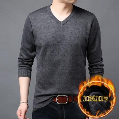2020 Male Winter Warm Sweater Mens Turtleneck Slim Velvet Bottoming Jumper Casual Thermal Thicken Sweaters Pullovers