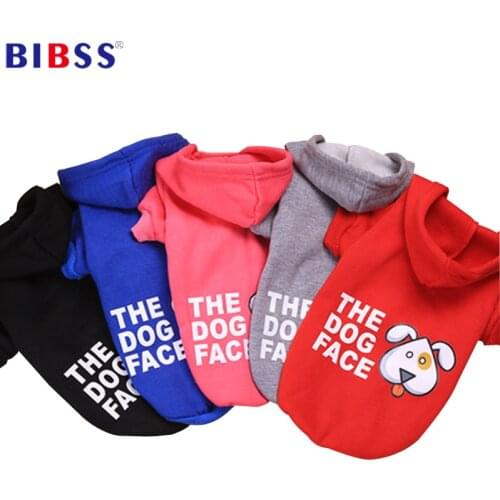 Autumn Winter Soft Dog Clothes Pets Cat Hoodies Cotton Coats Puppy Clothing Outfits For Small Dogs Chihuahua Yorkie