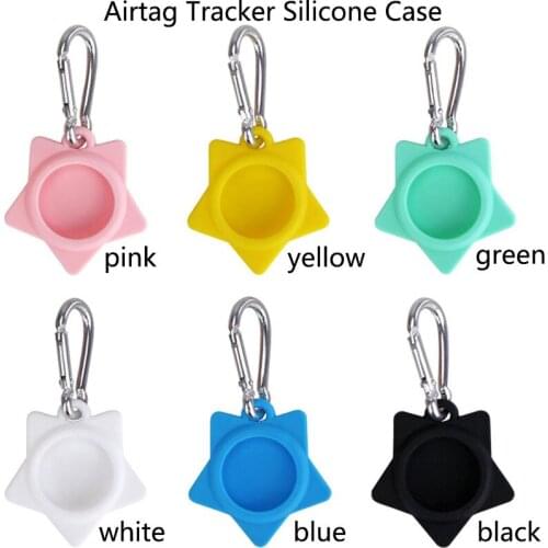 2021 New Funda Protectora Para Apple Airtags Localizador De Silicona Bluetooth Rastreador ，Inalámbrico ProtectoraPara