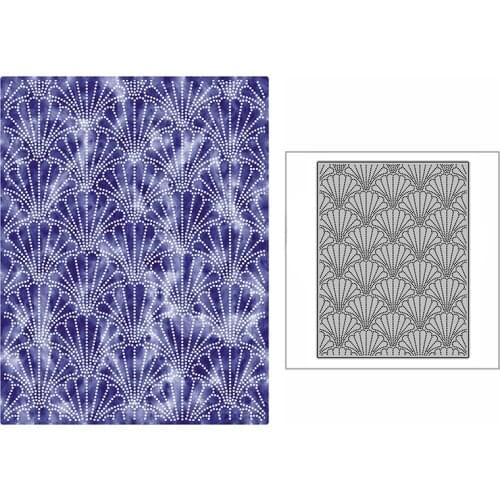 New Dotted Overlap Scallop Background Plate 2021 Metal Cutting Dies for DIY Scrapbooking and Card Making Embossing Craft Decor