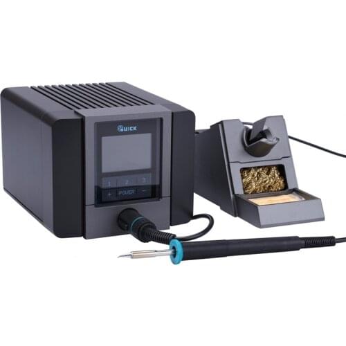 QUICK TS1200A Best Quality lead-free soldering station electric iron 120W anti-static soldering 8 second fast heating Welding