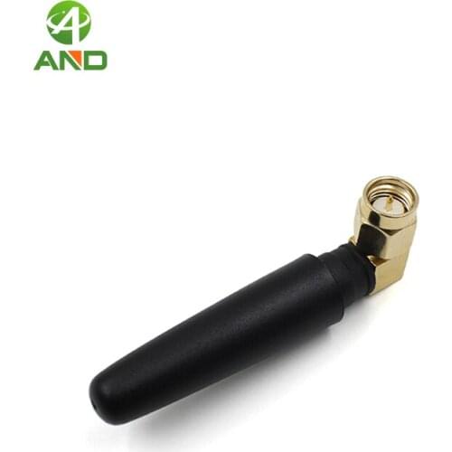 Right angle GSM car external outdoor rubber antenna with SMA MALE connector