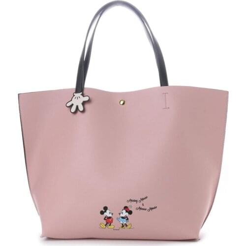 Disney Mickey mouse backpack Bag Shoulder Cartoon lady Tote Large Capacity bag Women Bag fashion handbag shoulder