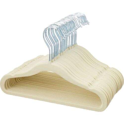 20pcs/lot 30cm Childrens flocking rack anti-skid clothing small suede coat rack