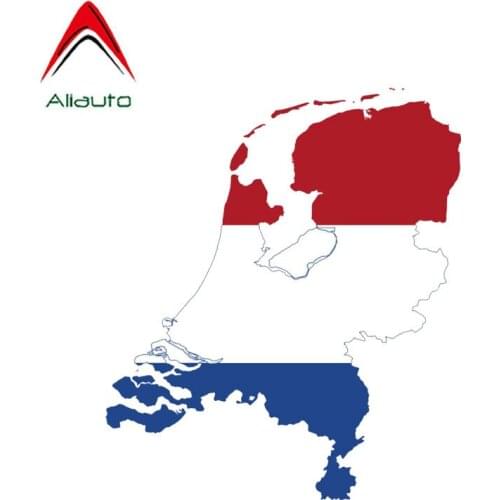 Aliauto Netherdlands Holland Flag Funny Car Sticker Map Decoration Decal Automobile Motorcycles Accessories PVC,13cm*11cm