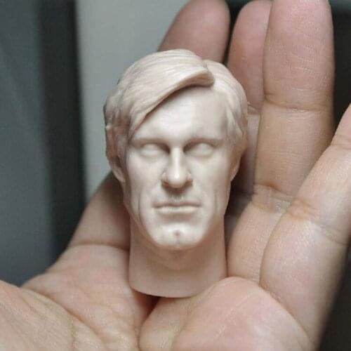 Blank Hot 1/6 Scale Two-Face Rotface Harvey Dent Head Sculpt Unpainted A Style Fit 12" Figure