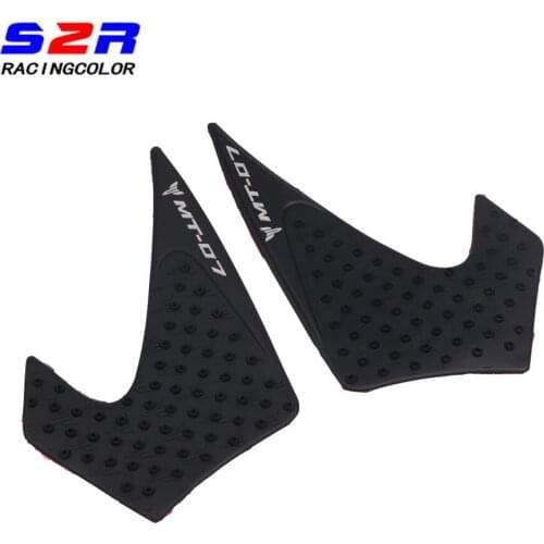 S2R Motobike Motorcycle Antislip Pad 3M Tank Pad Tankpad Protector Sticker For Yamaha MT-07 MT07 MT 07 2014 2015 2016 2017