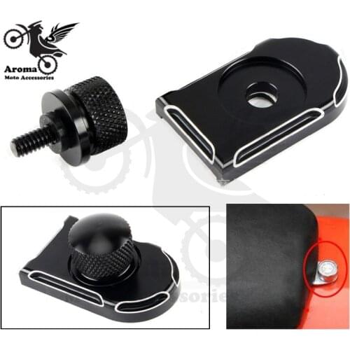 1 set of Aluminum part moto fixed seat bolt screw decal motorcycle accessories for harley Softail 1996-2017 seat bolt tab screw