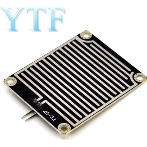 10pcs/bag Single PCB Board Raindrop Module Sensor Rising Water Level Detection Module Raindrop Sensor Board