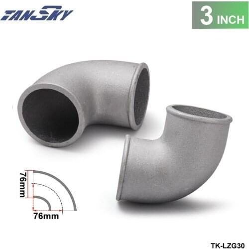 3" Cast Aluminium Elbow Pipe 90 Degree Intercooler Turbo Tight Bend For GM Holde 69-70 TK-LZG30