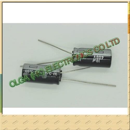 400 v10uf uf400v original 10 silver word: high frequency low st electrolytic capacitor specification 10 x 20