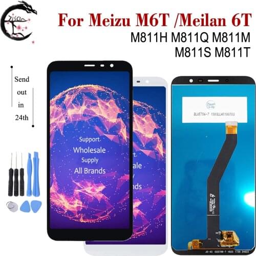 5.7" LCD For Meizu meilan 6T LCD For Meizu M6T LCD Display Touch Screen Digitizer Assembly M811H M811Q M811M M811S M811T Display