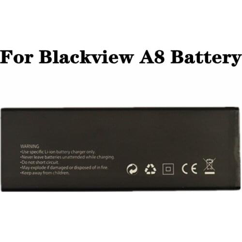 For Blackview A8 battery 2050mAh 5.0 inch MTK6735 2+16G Original Quality Mobile Bateria Batteries