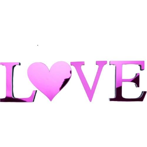 A-Z Alphabet Letter Acrylic Mirror Wall Art Sticker Decal DIY Home Scrapbooking Paper Diary Planner Wedding Album Sealing Decor